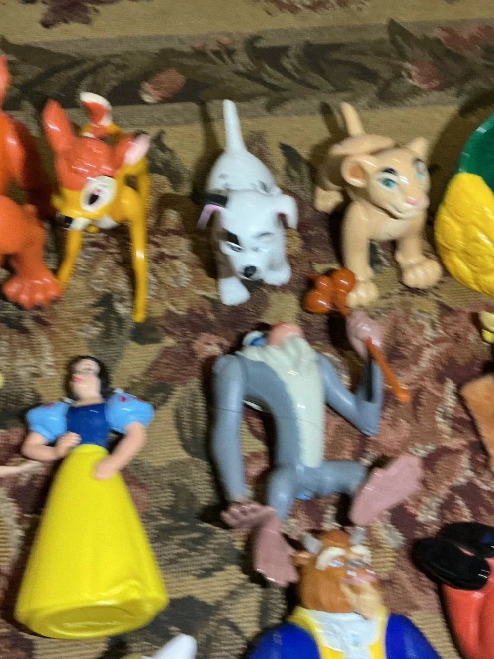15 small Toy lot of Disney toys with lion king bambi snow white robin hood& more